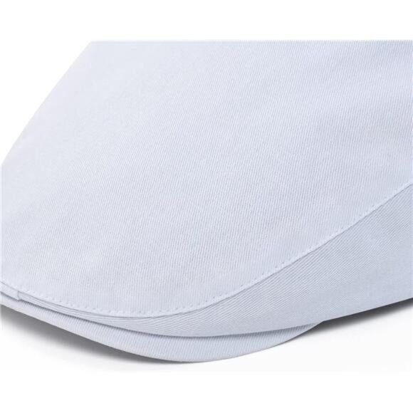 Men's Cotton Flat Cap Ivy Gatsby Newsboy Hat Summer Driving Scally Cap Thin Cap - Picture 7 of 8